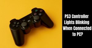 PS3 Controller Lights Blinking When Connected to PC