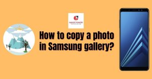 How to copy a photo in Samsung gallery?
