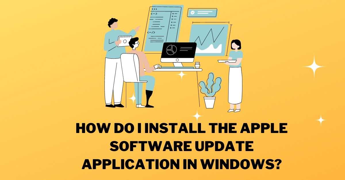 Apple software update application in windows.